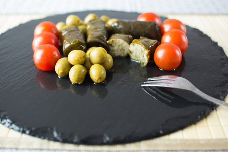 Filled vine leavesの写真素材