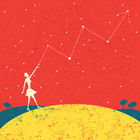 Forecasting future profitsのイラスト素材