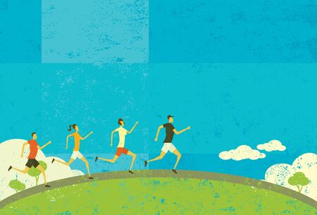 Runnersのイラスト素材