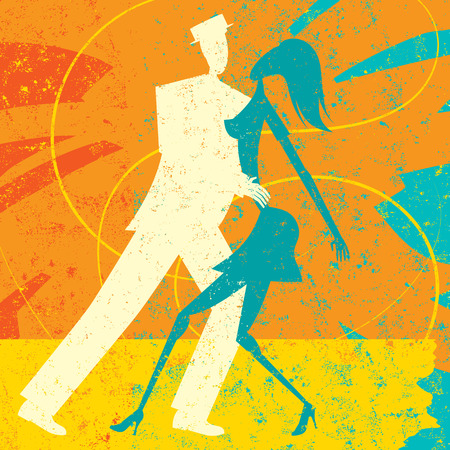 Retro Dancersのイラスト素材