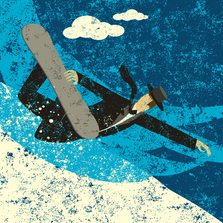 Snowboardingのイラスト素材