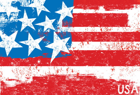 American Flagのイラスト素材