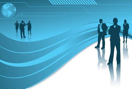 Global Business Teamsのイラスト素材