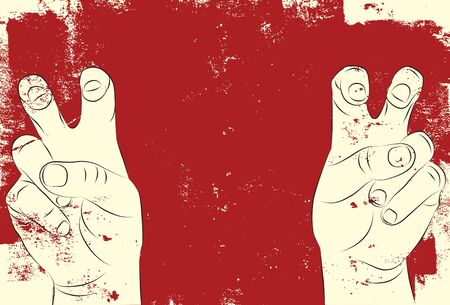 Hand Quotationsのイラスト素材