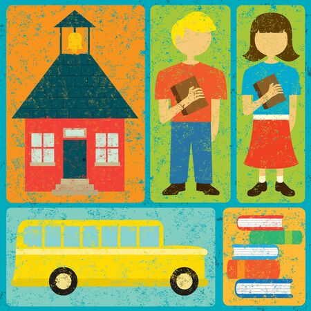 Back to Schoolのイラスト素材