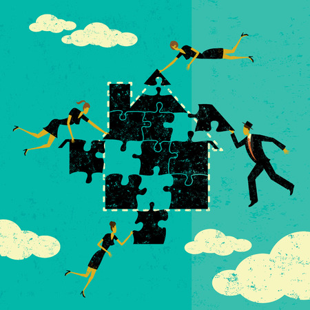 Solving Home Mortgage Problemsのイラスト素材