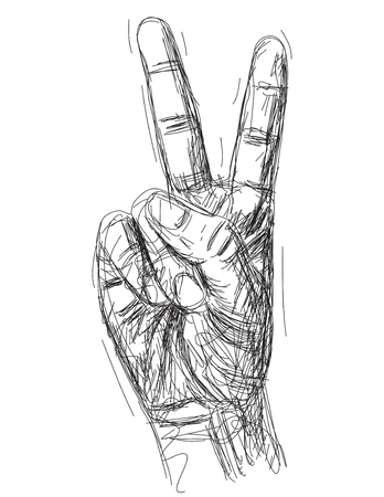Peace Signのイラスト素材
