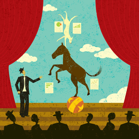 Dog and Pony Showのイラスト素材