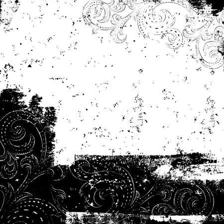 Inverted Corner Scrollのイラスト素材