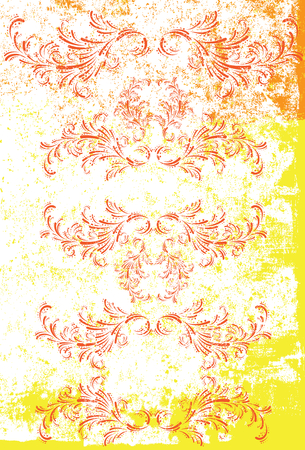 Textured Scroll Framesのイラスト素材