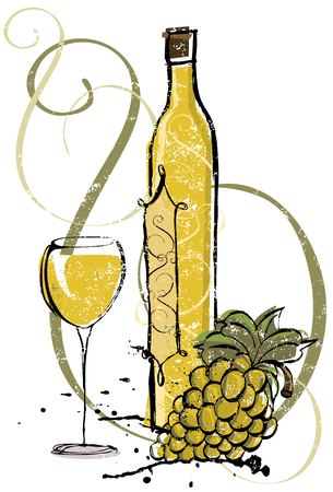 Chardonnay Vintage Selectのイラスト素材