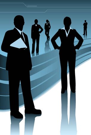 Modern Office Teamのイラスト素材