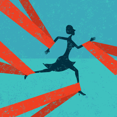 Caught in Red Tapeのイラスト素材