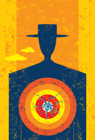 Target on Chestのイラスト素材