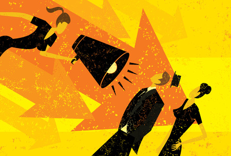 Loud and Clear Messageのイラスト素材