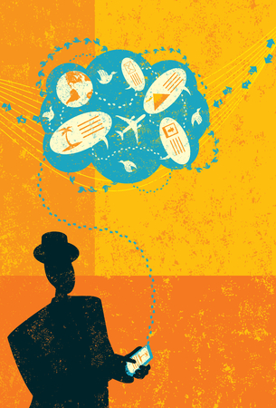 Travel Blogのイラスト素材