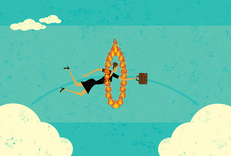 Getting from A to Bのイラスト素材