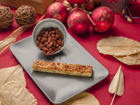 Almonds and nougat