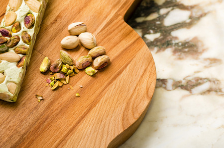 pistachio nougatの写真素材