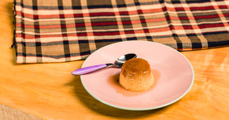 flan with dulce de leche
