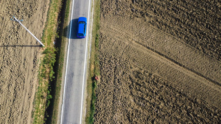 Audi RS2 avant sports wagon in the fieldsのeditorial素材