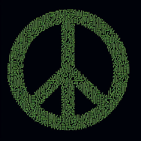 a color explosion of paint render a steampunk geared poly peace symbol creation abstract scupture generative ai artの素材