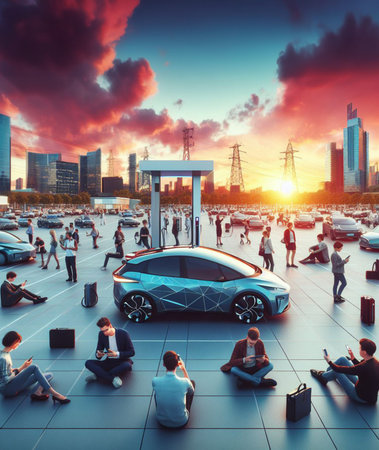 Close-up of a young man playing the violin in the studioの写真素材
