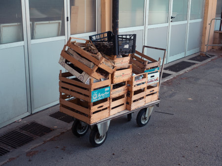 at the bike shop store and repair, artisan expert mechanic expert repairs restore bicycleの写真素材