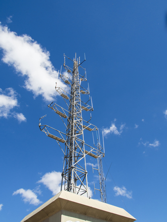 Communications metal antennaの写真素材