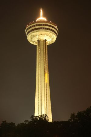 The Skylon tower at Niagara Falls, Canadaのeditorial素材