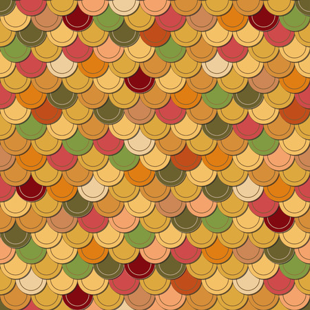 Seamless pattern with circles. Colorful vector background.のイラスト素材
