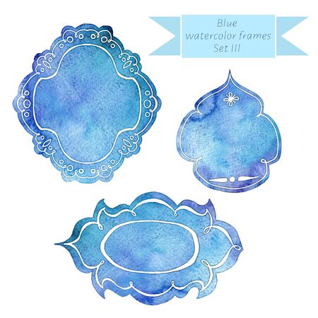 Watercolor background. Hand drawn background.の写真素材