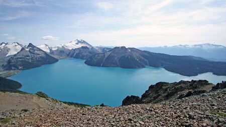 Garibaldi Lake near Squamish, British Columbia, Canadaの写真素材