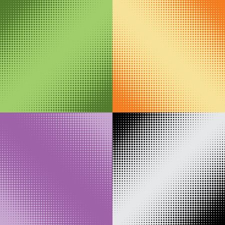 Halftone texture, seamless pattern, raster effectsのイラスト素材