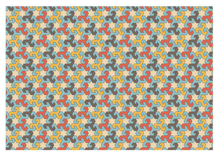 Seamless pattern with seamless pattern in authentic arabian style. Color watches controlのイラスト素材