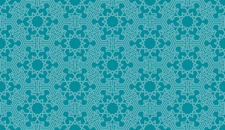 Seamless pattern background in authentic arabian style.のイラスト素材