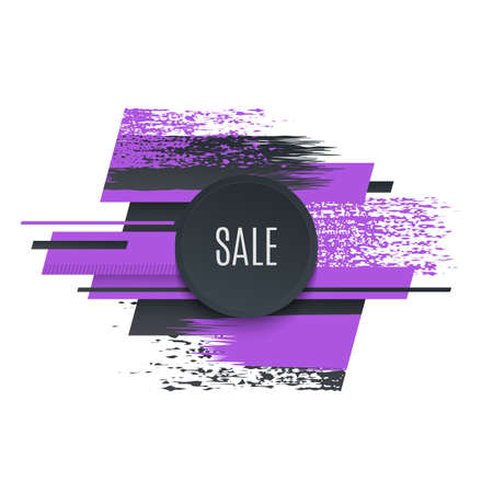 Flat promotion original banner, sales background, price tag.のイラスト素材