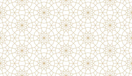 Seamless original pattern in authentic arabian style.のイラスト素材
