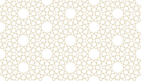 Seamless geometric pattern in authentic arabian style.