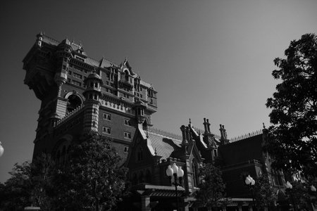 An old horror castleのeditorial素材