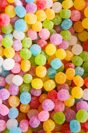 Colorful candyの写真素材