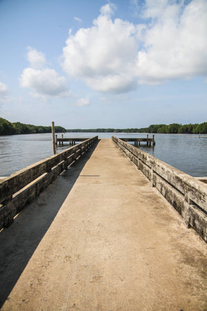 Concrete Pierの写真素材