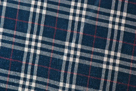 cotton fabric with a pattern of white, blue and red color