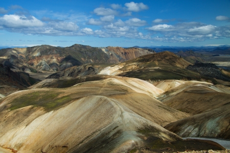 Landmannalaugar mountains, Icelandの写真素材