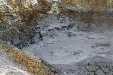 Namafjall geothermal area, Icelandの写真素材