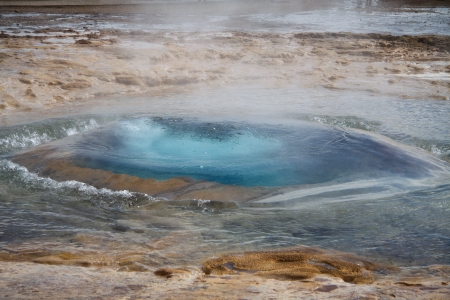 Strokkur Geysir, Icelandの写真素材