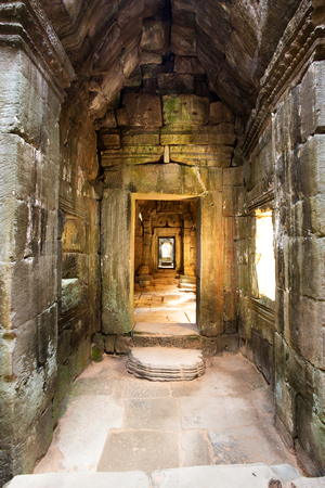Preah Khan Temple, Temples of Angkor, Cambodiaの写真素材