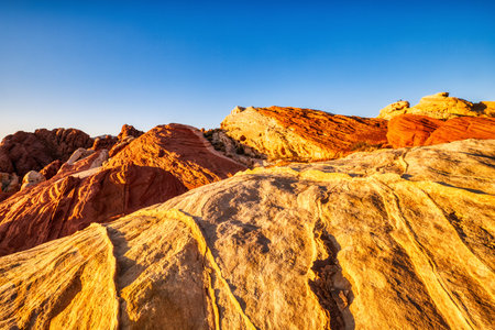 Valley of Fire State Park Landscape near Las Vegas, Nevada, USA                  Keywods: valley,...