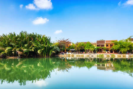Hoi An Riverside during a Sunny Day, Vietnamの写真素材