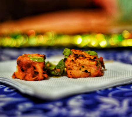 Sweets on the table with a blurred background. Selective focus.の写真素材